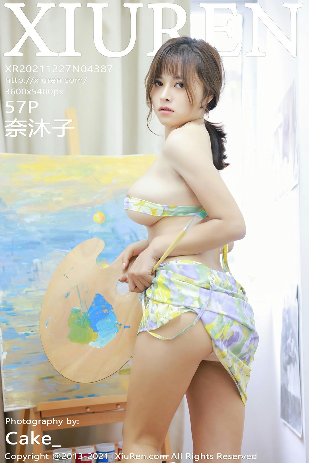 [XiuRen秀人网] 2021.12.27 No.4387 奈沐子 画家系列